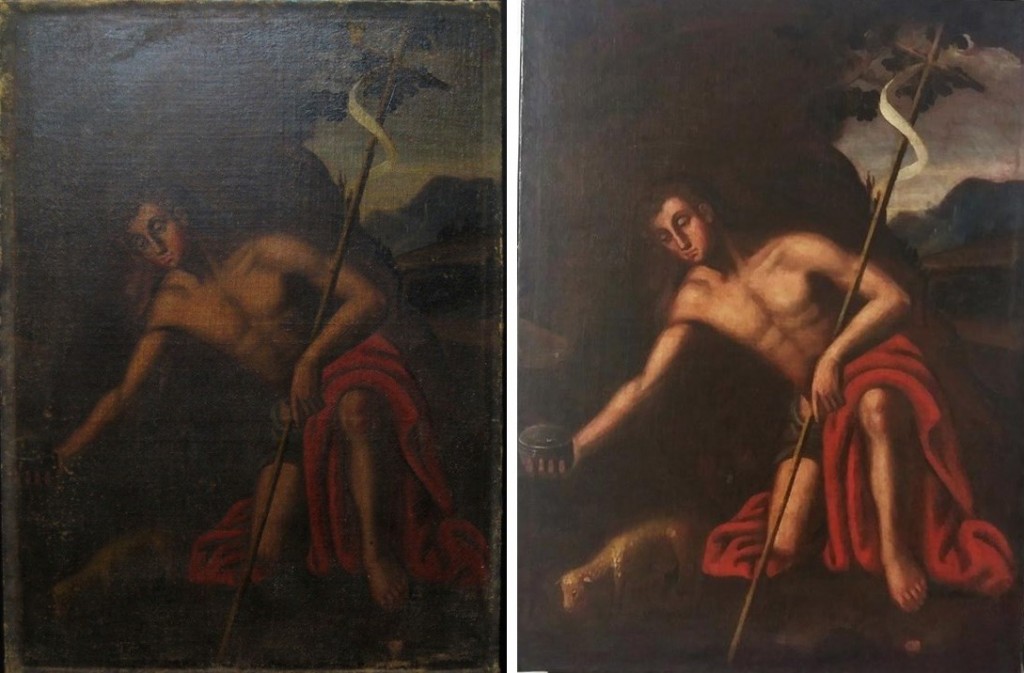 Restauración pictórica.