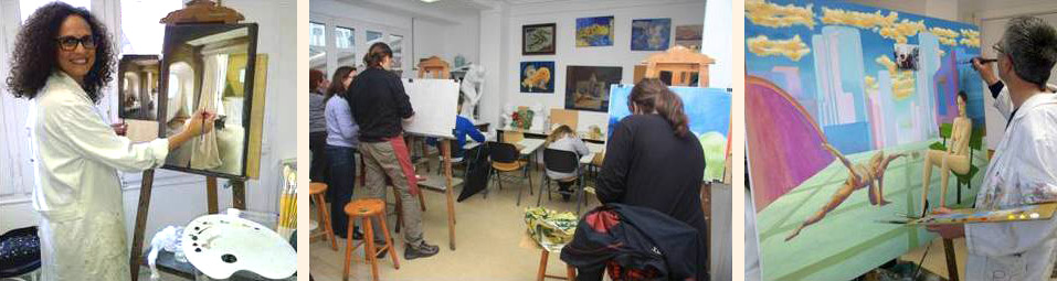 Cursos de dibujo y pintura viernes y sábados