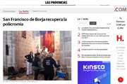 Las Provincias - San Francisco de Borja recupera la policromía
